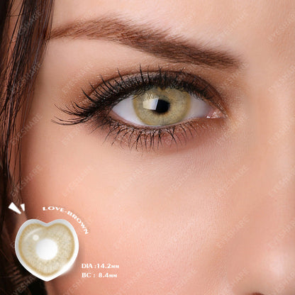 Rynx Love Brown 14.2mm 1 Pair | 1 Year