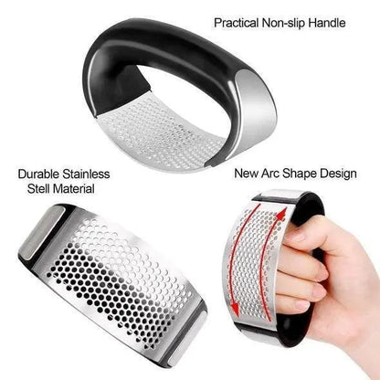 Rynx | Durable garlic press made of stainless steel for effortless crushing