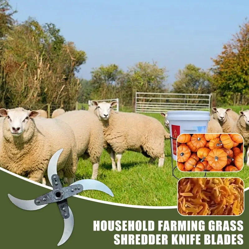 Rynx | Durable lawn shredder blade for agricultural home use (25–26 cm diameter)