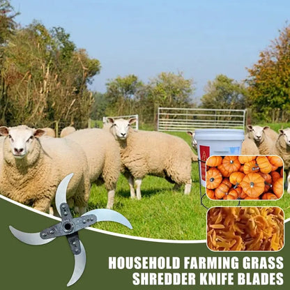 Rynx | Durable lawn shredder blade for agricultural home use (25–26 cm diameter)
