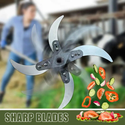 Rynx | Durable lawn shredder blade for agricultural home use (25–26 cm diameter)