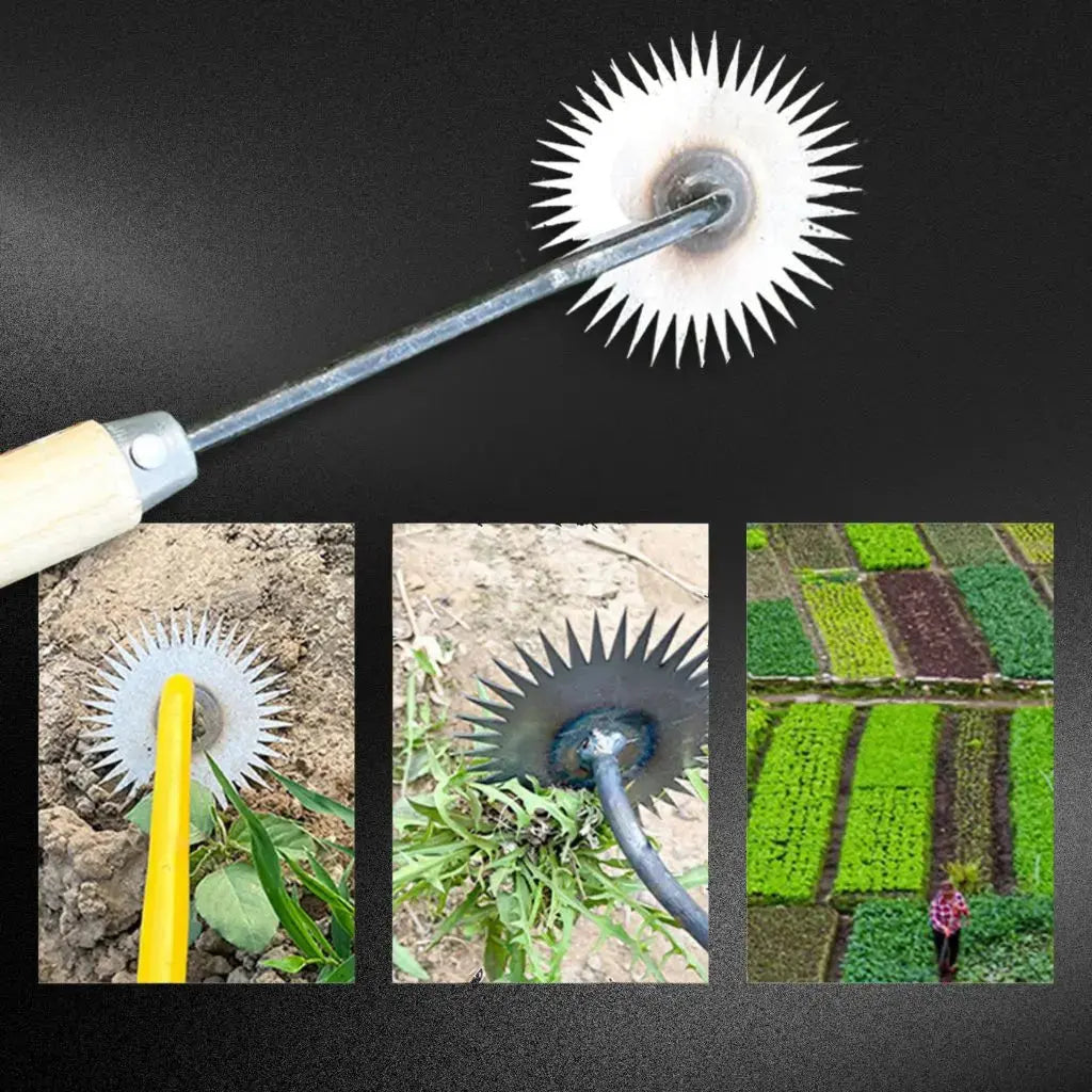Rynx | Durable Sunflower Hoe with Wooden Handle