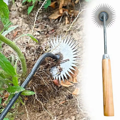 Rynx | Durable Sunflower Hoe with Wooden Handle
