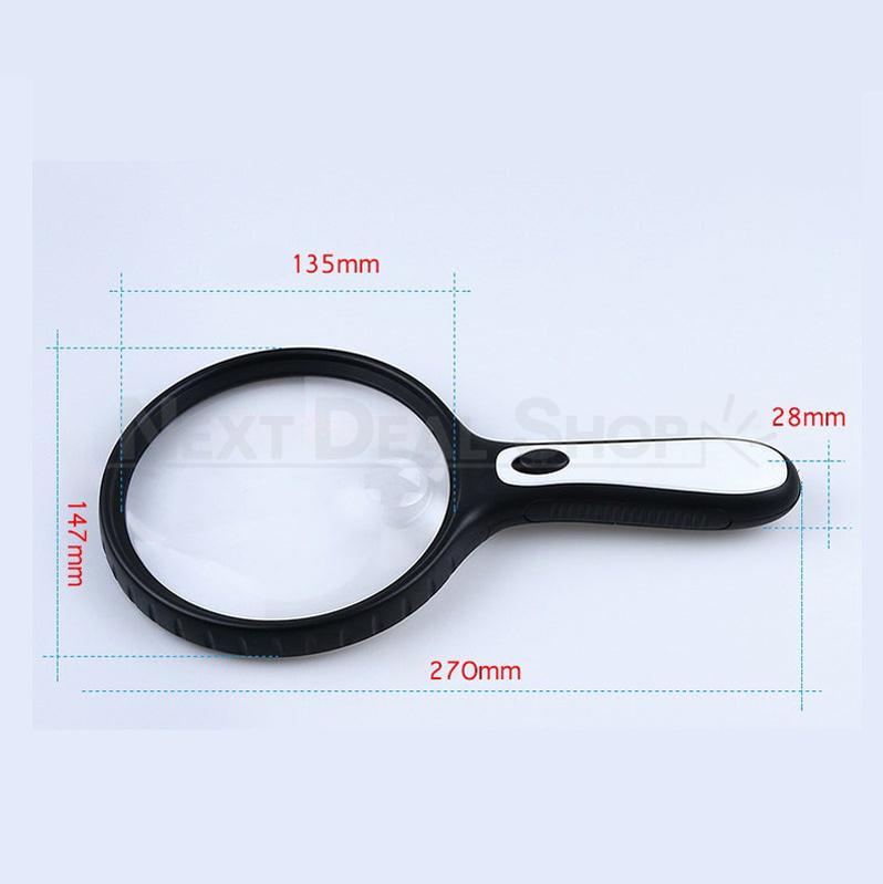 Rynx | Large Magnifying Glass with Light