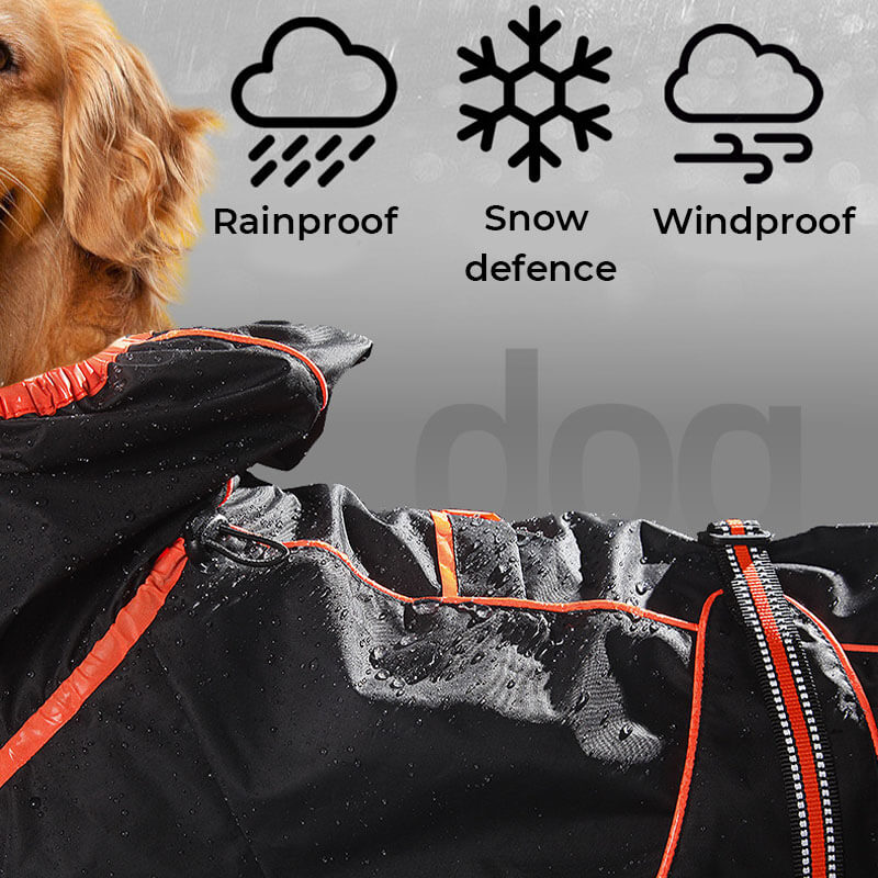 RYNX | Dog Outdoor Jacket Waterproof Adjustable Dog Rain Coat