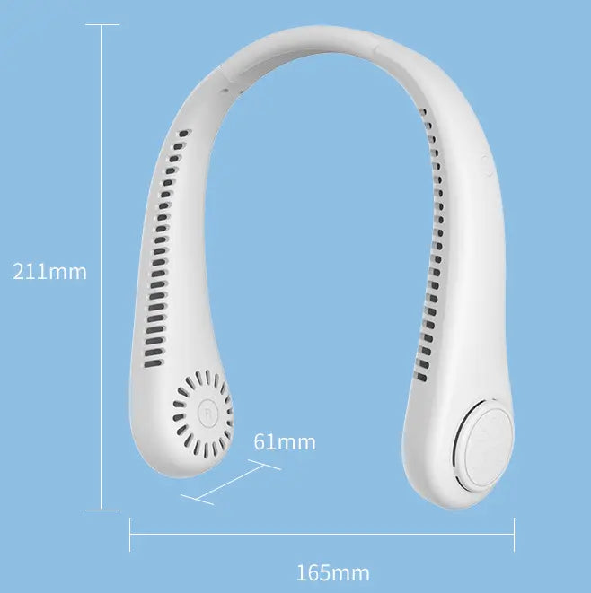 Rynx | Silent Neck Fan – Hands-free, safe & ideal for summer activities