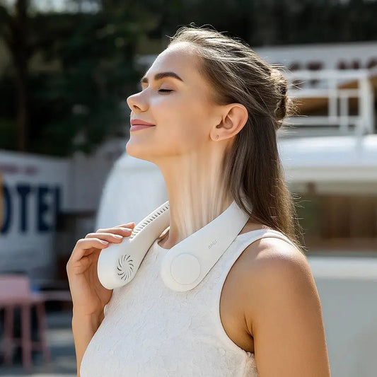 Rynx | Silent Neck Fan – Hands-free, safe & ideal for summer activities