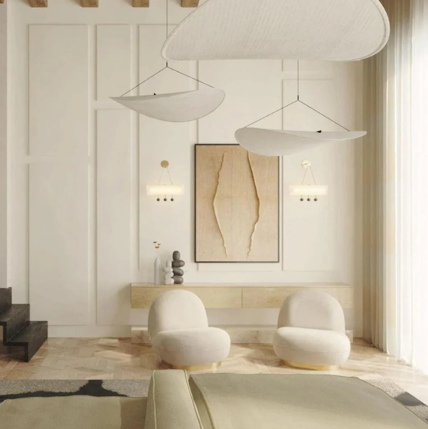 RYNX | Japandi Chandelier – Suspension In Japanese-Scandinavian Style | Zen And Elegant Atmosphere
