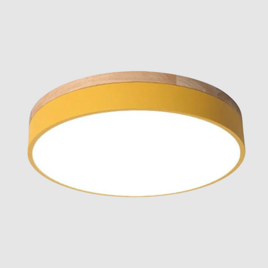 RYNX | Scandi Natural – Lighting In Wood With Nordic And Minimalism Design Gold yellow