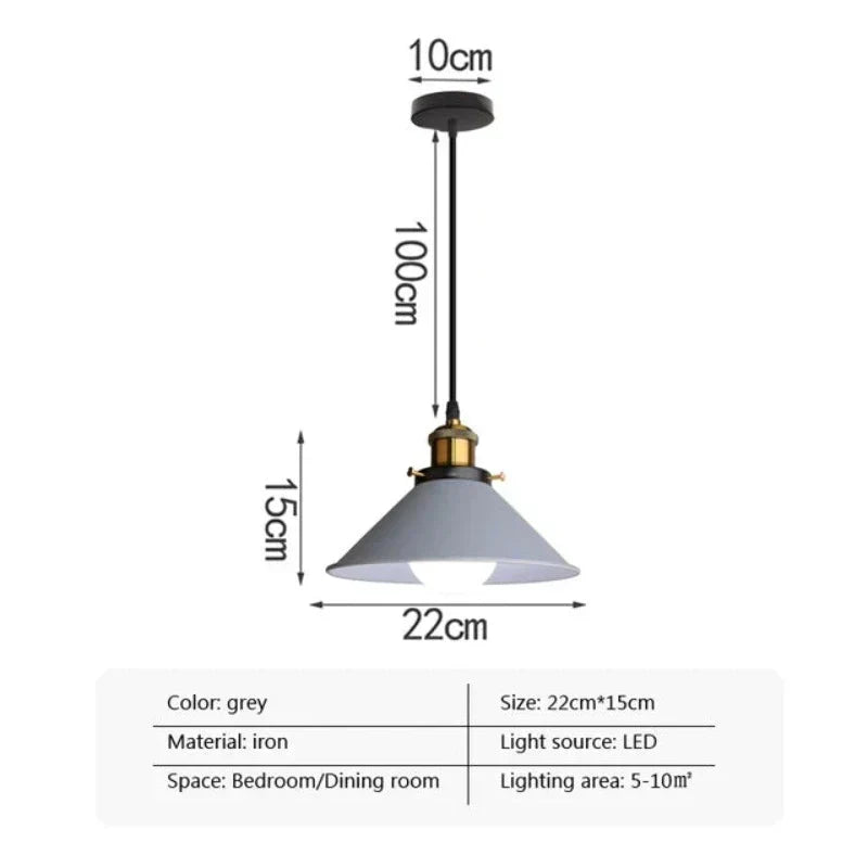 Rynx | Industrial Elegance - LED Horn Pendant lamp