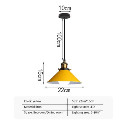 Rynx | Industrial Elegance - LED Horn Pendant lamp