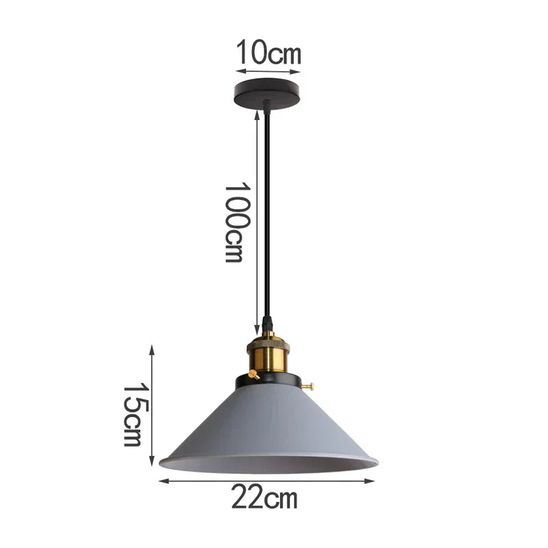 Rynx | Industrial Elegance - LED Horn Pendant lamp