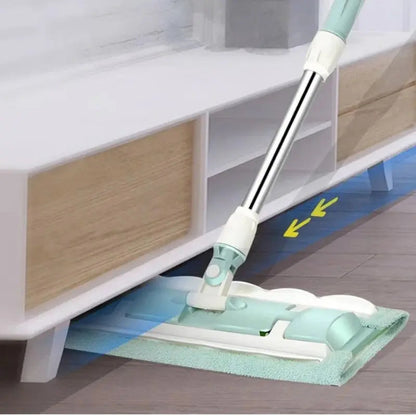 Rynx | Flat Mop with Stainless Steel Handle – Effortless Floor Cleaning without Bending