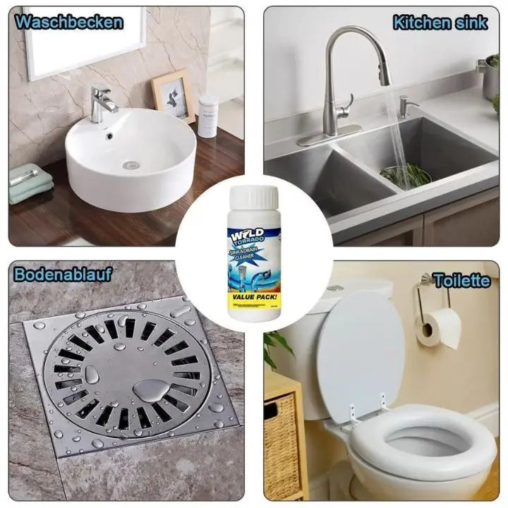 Rynx | Powerful Drain Cleaner – Removes Grease, Hair & Clogs