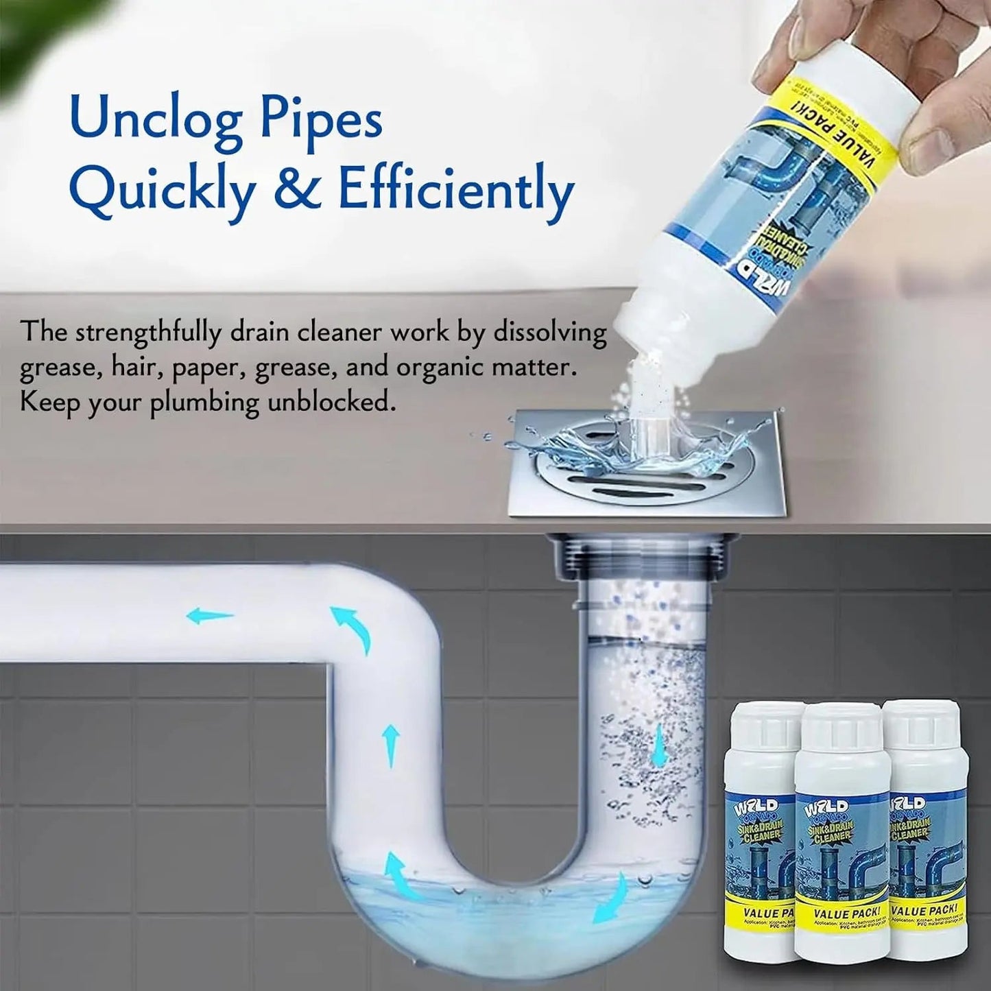 Rynx | Powerful drain cleaner against stubborn blockages