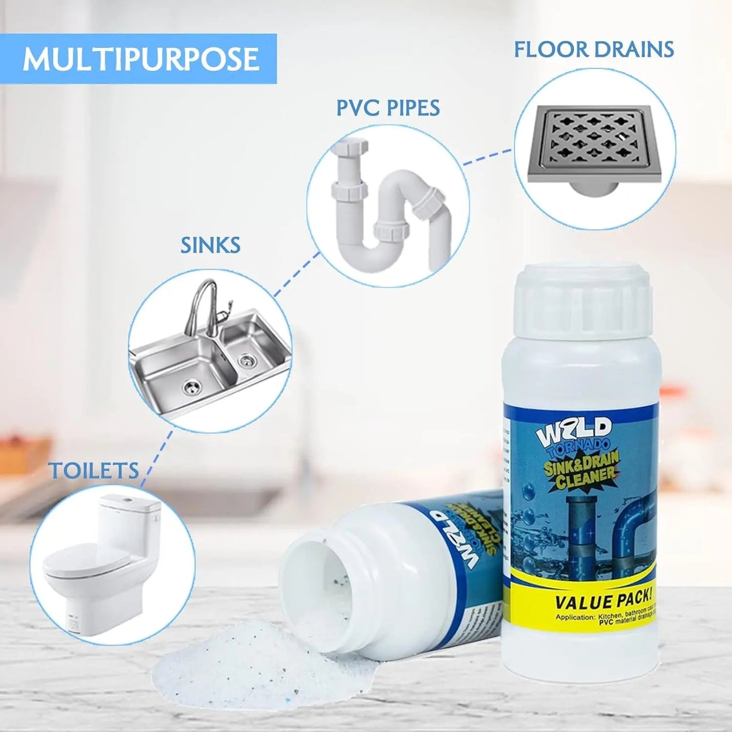 Rynx | Powerful drain cleaner against stubborn blockages