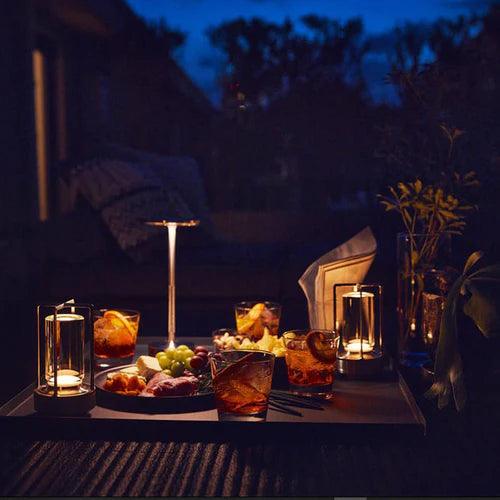 RYNX | Wireless Nordiclight Table Lamp | Usb Rechargeable, Metal, Dimmable