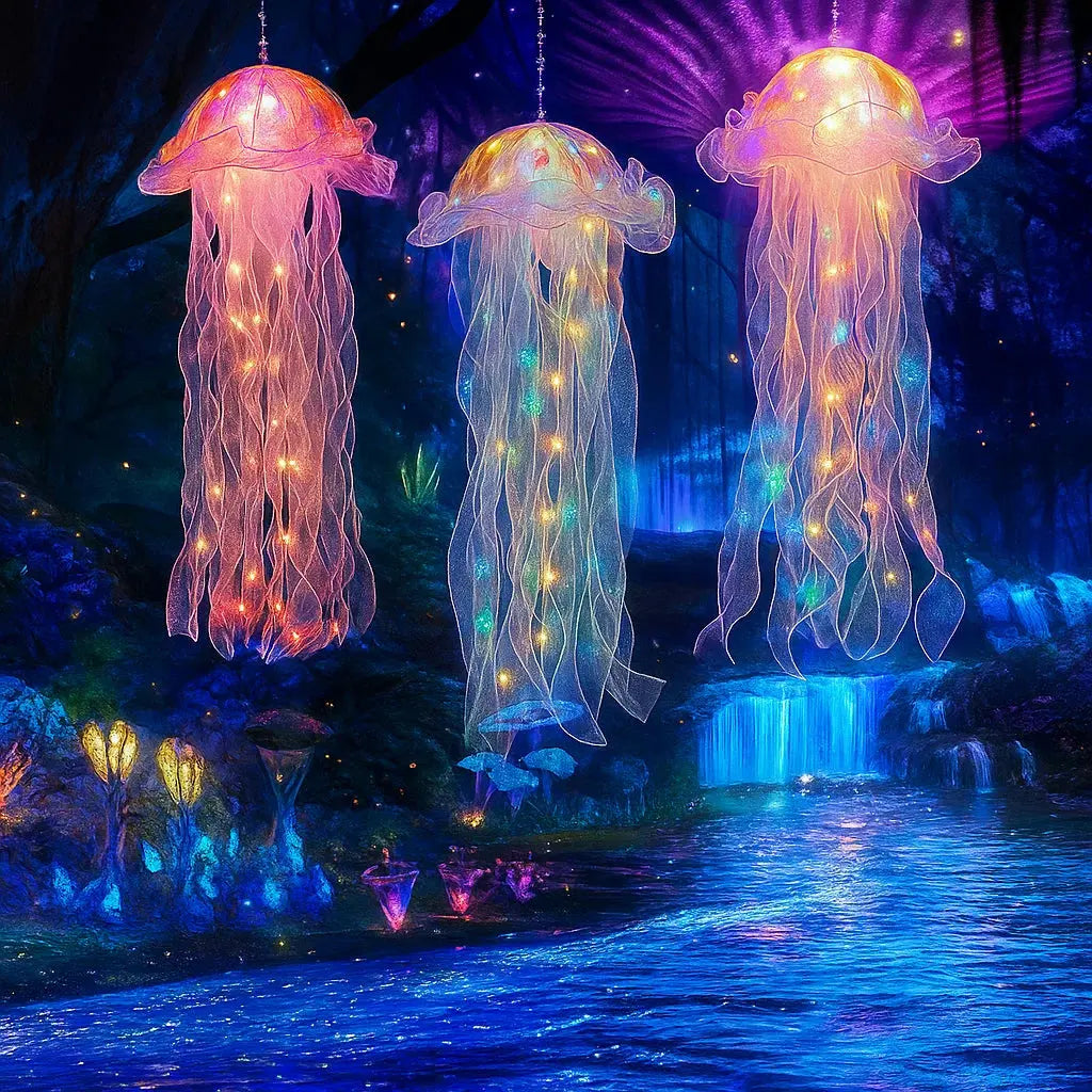 Rynx | Glowing Jellyfish Decorative Light for Atmospheric Ambiance