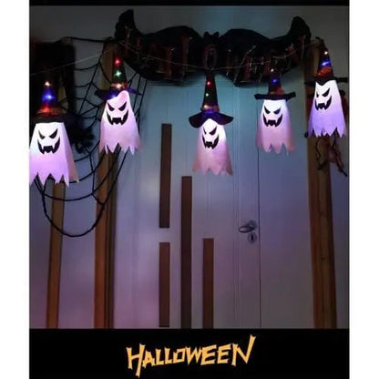 Rynx | Glowing Witch Hat – LED Halloween Decoration for Outdoor Use with Flashing Modes