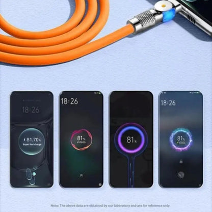 Rynx | Illuminated 540° Redatable data cable – High quality & fast charging