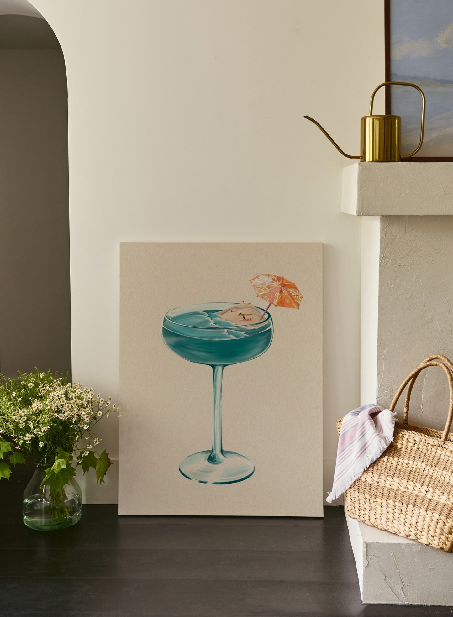 Rynx | Poolside Sip, Canvas