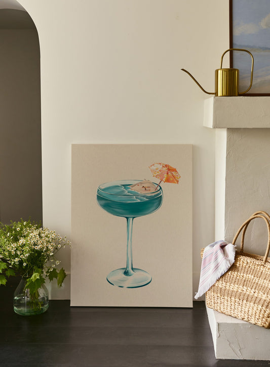 Rynx | Poolside Sip, Canvas