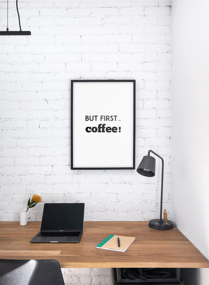 Rynx | But first… coffee, poster