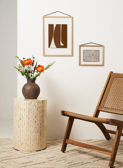 Rynx | Floating solid oak frame, 8x10 inches | 20x25 cm