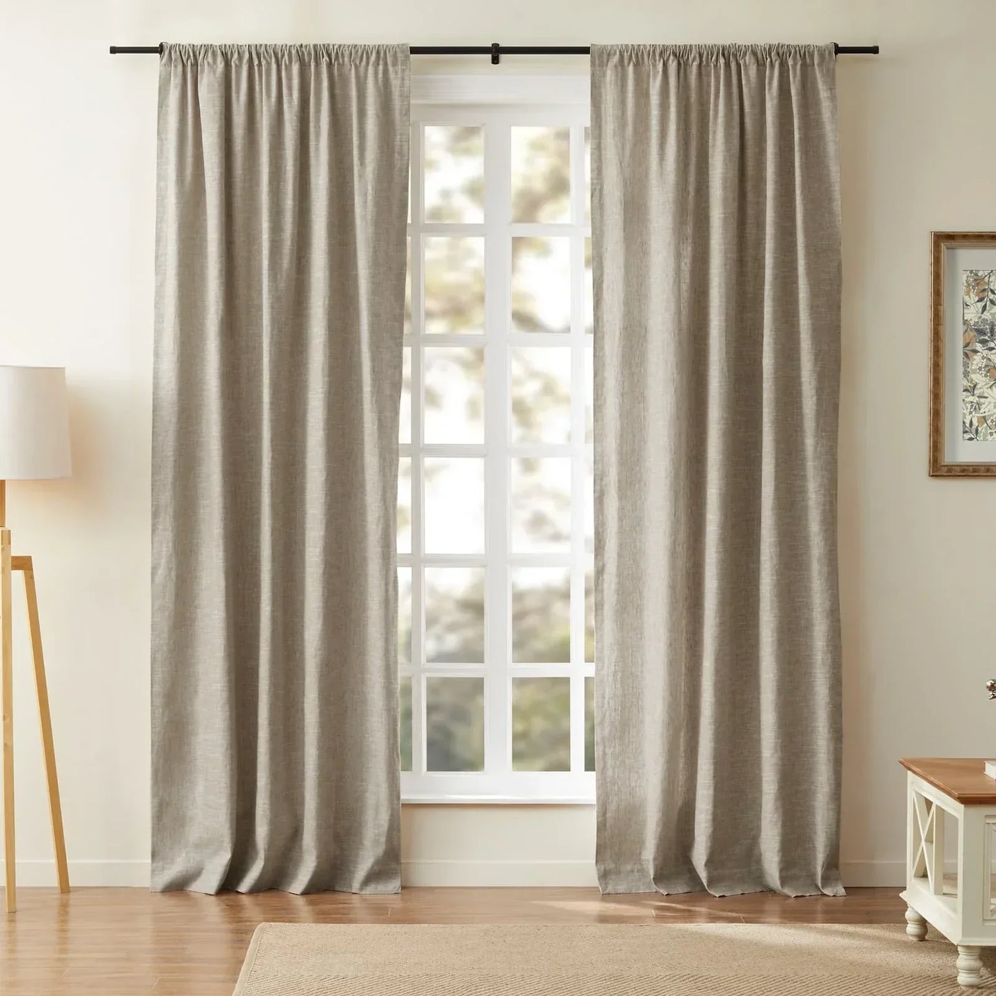 Rynx | Aira - Linen-Cotton Curtain with Soft Fabric