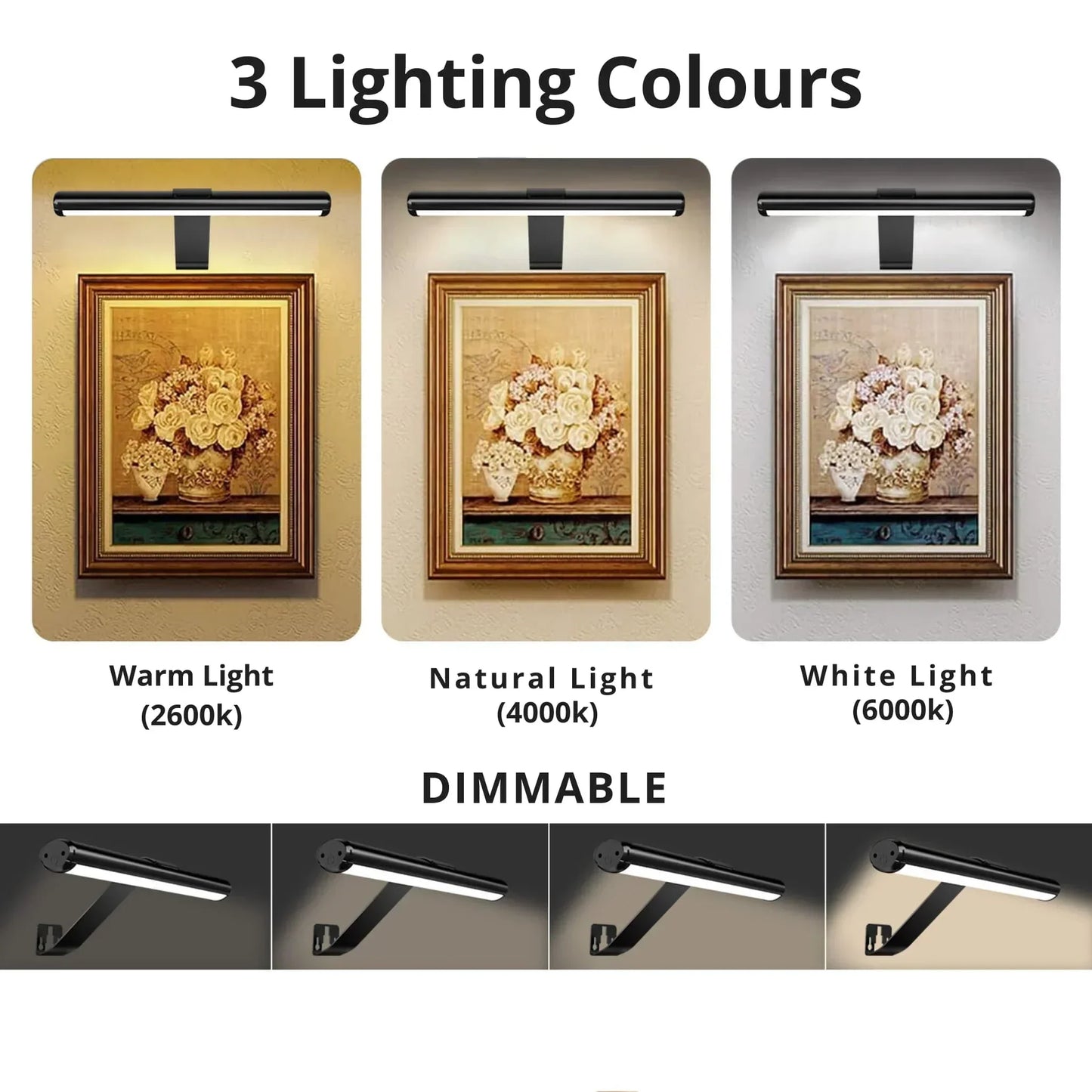 RYNX | Wireless Rechargeable Picture Light With Remote Control [Last Day Discount]