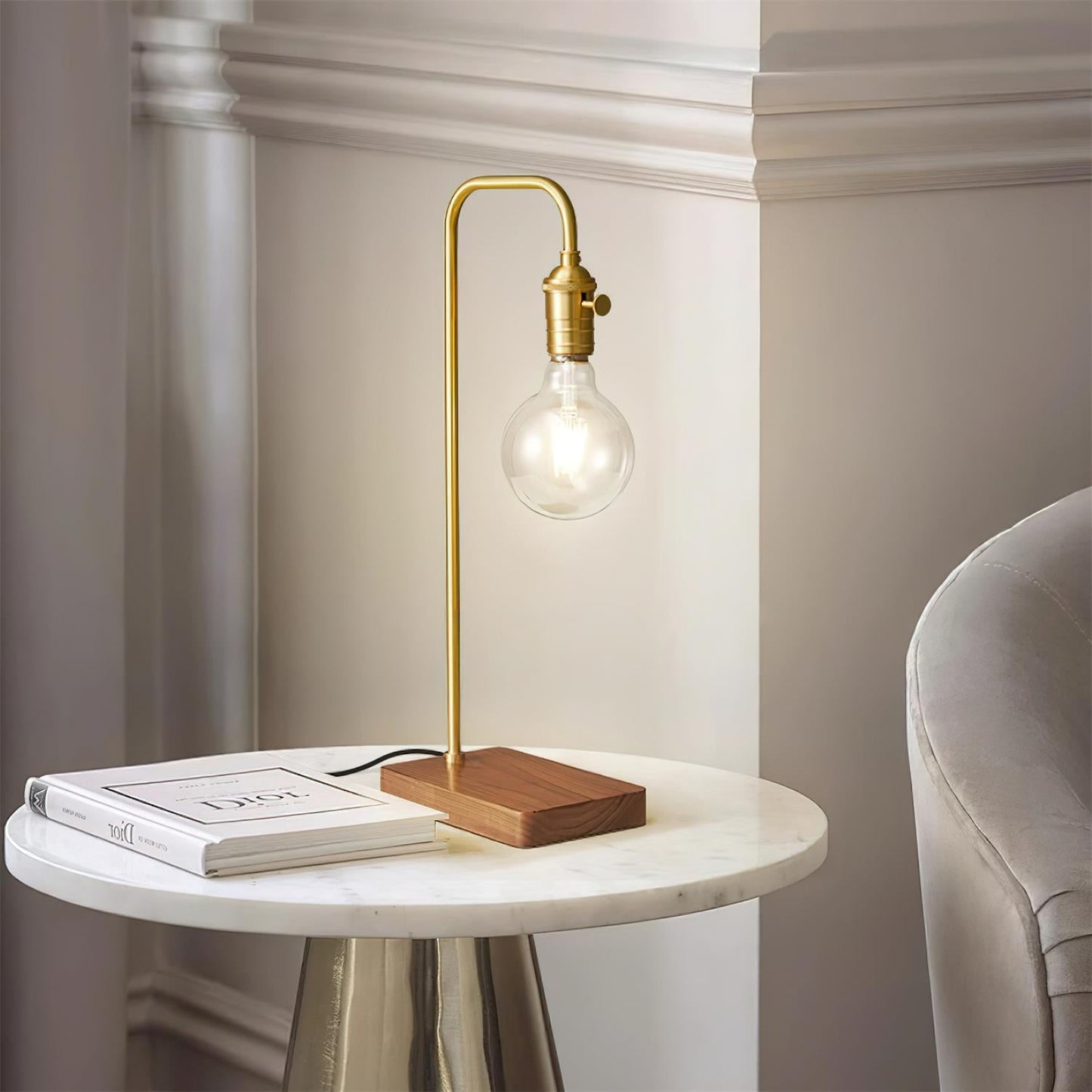 Rynx | Lola Brass Table Lamp