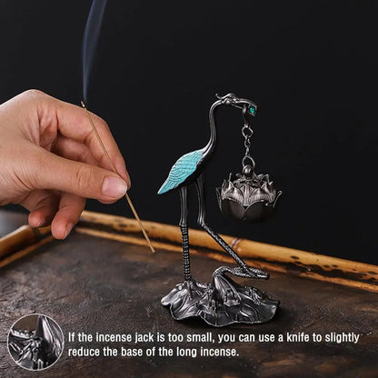 Rynx | Lotus-Crane Decor & Aroma Diffuser – For relaxed senses & warm atmosphere
