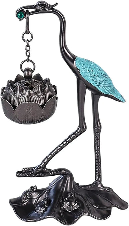 Rynx | Lotus-Crane Decor & Aroma Diffuser – For relaxed senses & warm atmosphere