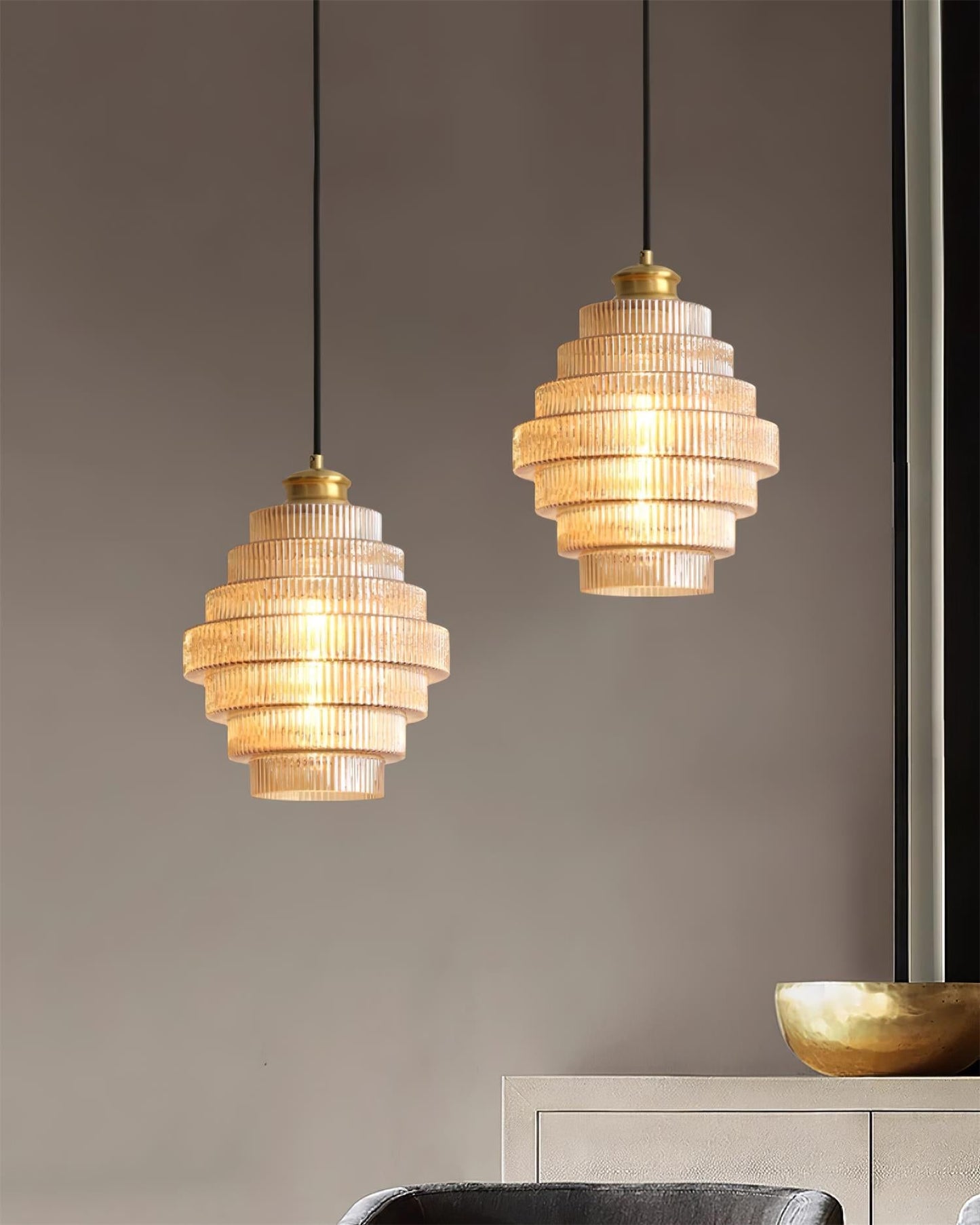 Rynx | Luella Glass Plug In Pendant Lamp