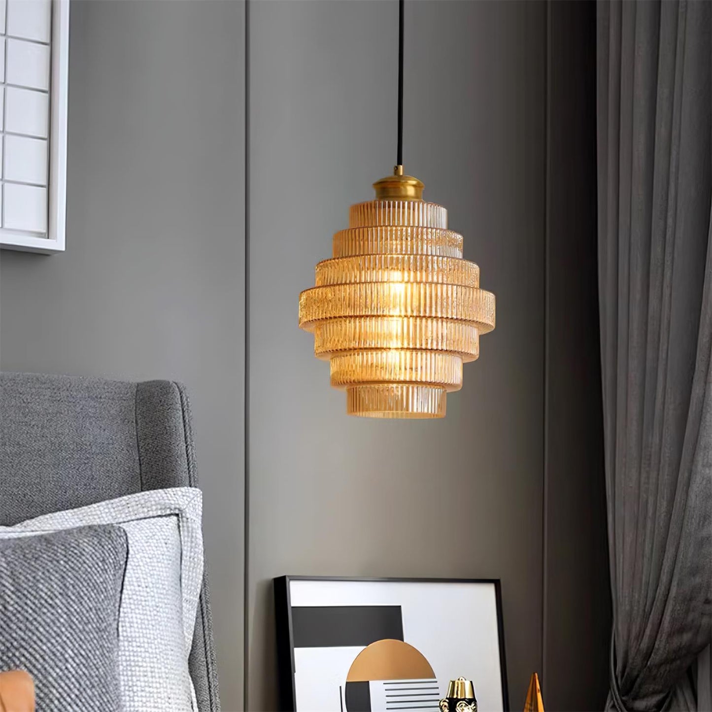 Rynx | Luella Glass Plug In Pendant Lamp