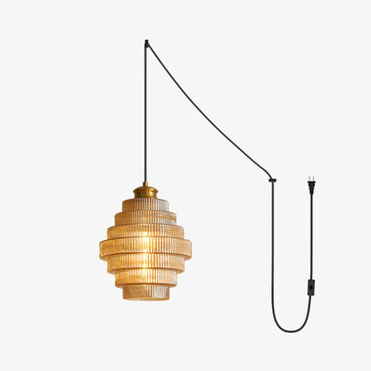 Rynx | Luella Glass Plug In Pendant Lamp