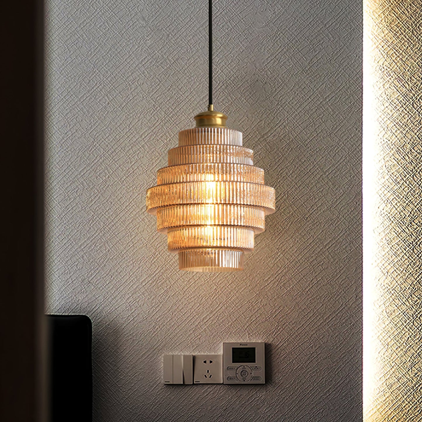Rynx | Luella Glass Plug In Pendant Lamp