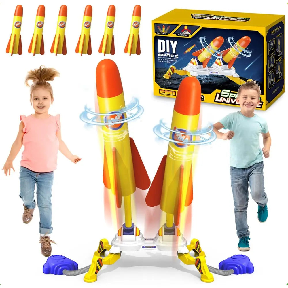 Rynx | Air-operated double rocket launcher for children