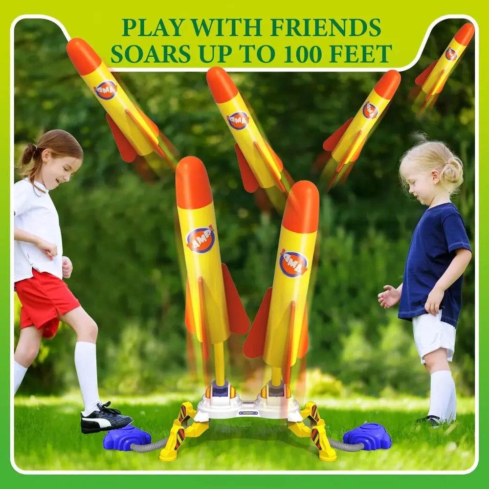 Rynx | Air-operated double rocket launcher for children
