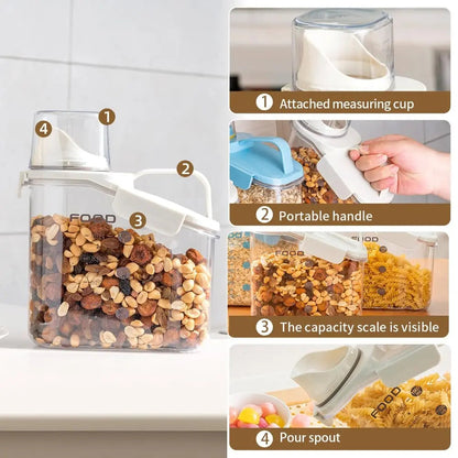 Rynx | Airtight storage container – With spout & carrying handle