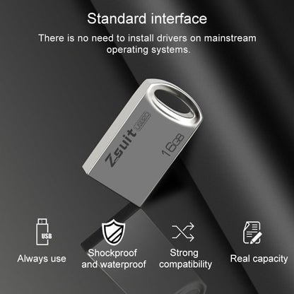 Rynx | Zsuit 128GB USB 2.0 Mini Metal Ring Shaped USB Flash Drive