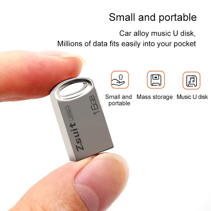 Rynx | Zsuit 128GB USB 2.0 Mini Metal Ring Shaped USB Flash Drive
