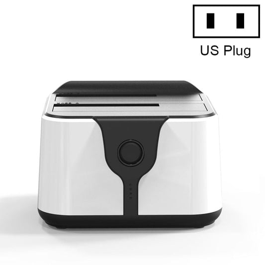 Rynx | Blueendless 2.5 / 3.5 inch SATA USB 3.0 2 Bay Hard Drive Dock (US Plug)