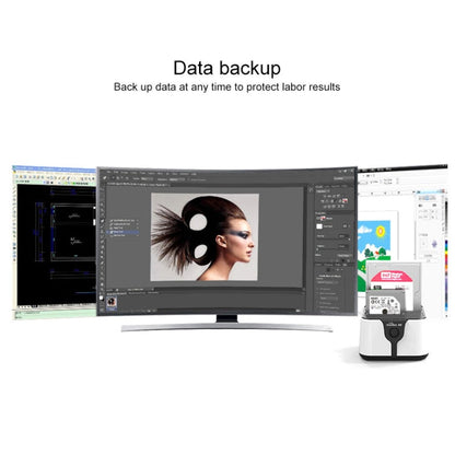 Rynx | Blueendless 2.5 / 3.5 inch SATA USB 3.0 2 Bay Hard Drive Dock (US Plug)