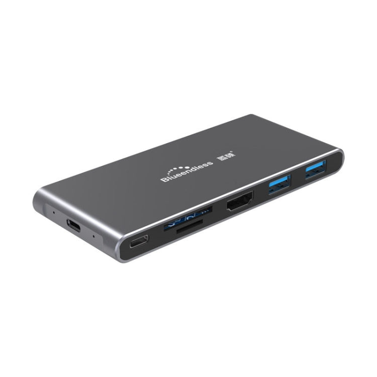 Rynx | Blueendless 6 In 1 Multifunction Type-C / USB-C HUB Expansion Dock M.2 NGFF Solid State Drive