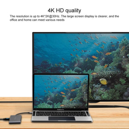 Rynx | Blueendless 6 In 1 Multifunction Type-C / USB-C HUB Expansion Dock M.2 NGFF Solid State Drive