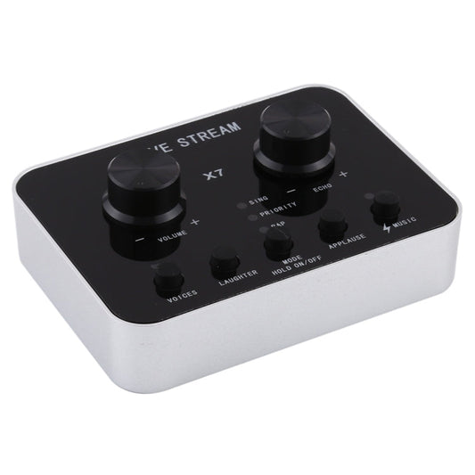 Rynx | X7 Live Broadcast Audio USB Headset Microphone Webcast Entertainment Streamer Sound Card for Phone, Computer PC