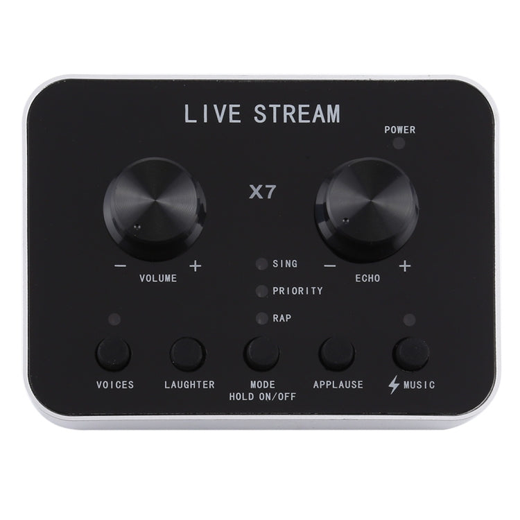 Rynx | X7 Live Broadcast Audio USB Headset Microphone Webcast Entertainment Streamer Sound Card for Phone, Computer PC