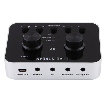 Rynx | X7 Live Broadcast Audio USB Headset Microphone Webcast Entertainment Streamer Sound Card for Phone, Computer PC