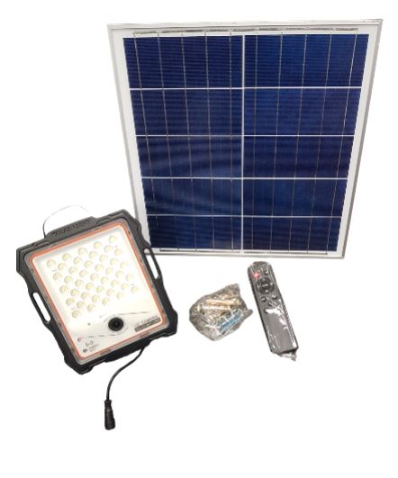 Rynx | Smart Solar LED Floodlight with Wireless Camera + Solar Panel + Optical Lens